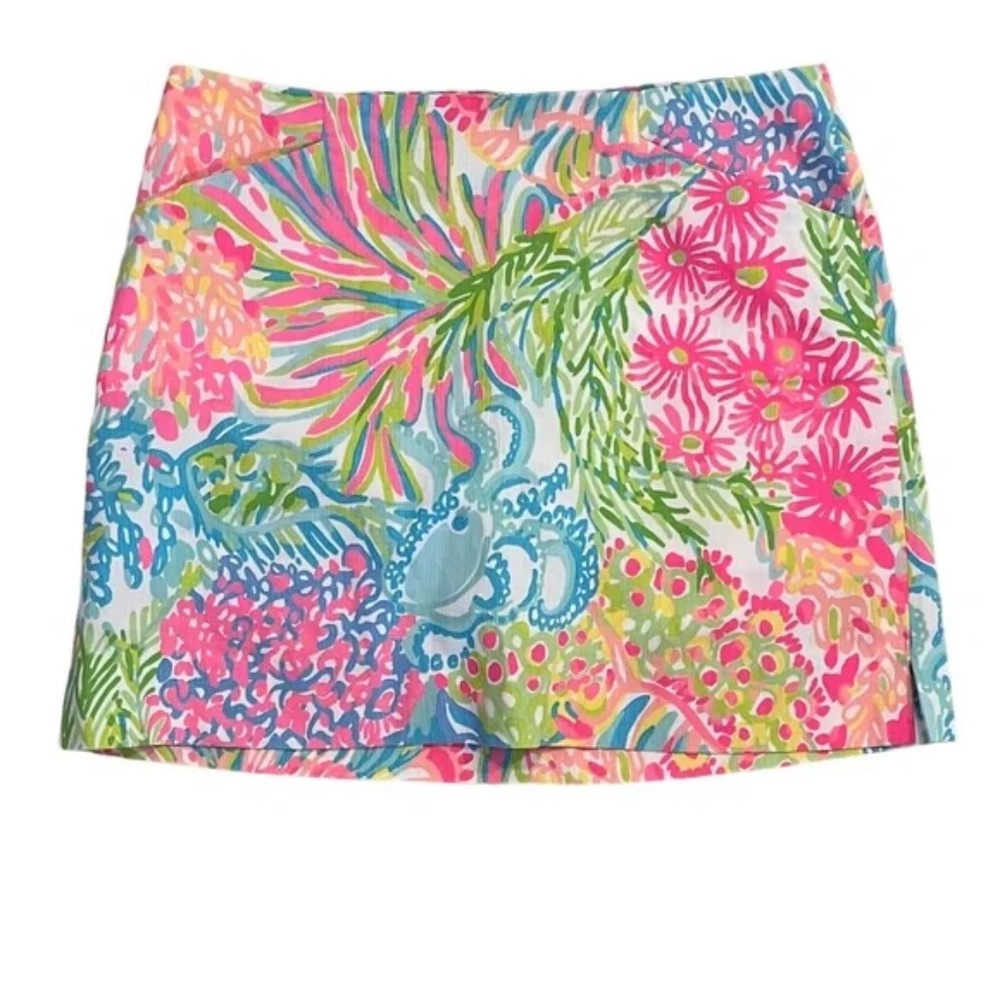 Lilly Pulitzer Colorful Floral Skort